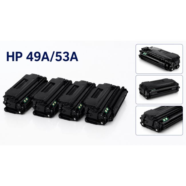 Zestaw tonerów HP 4 sztuki 49A/53A